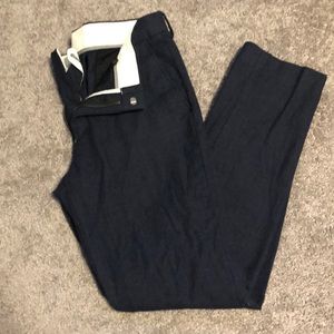 J Crew Bowery Men’s navy dress pants in 33x32